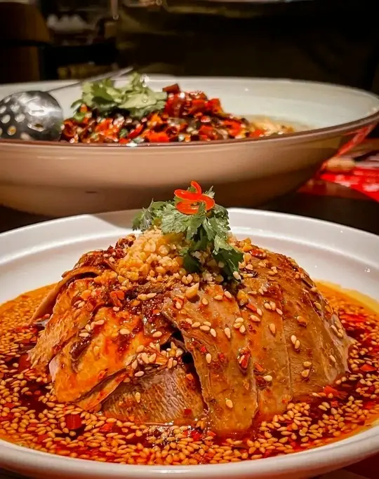 Husband and wife lung slices food