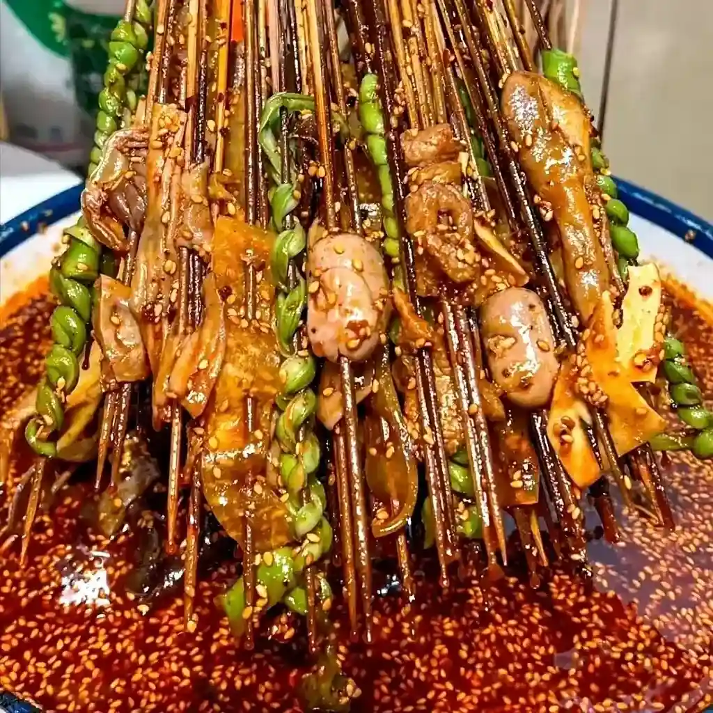 Chengdu’s famous snack Bobo Chicken
