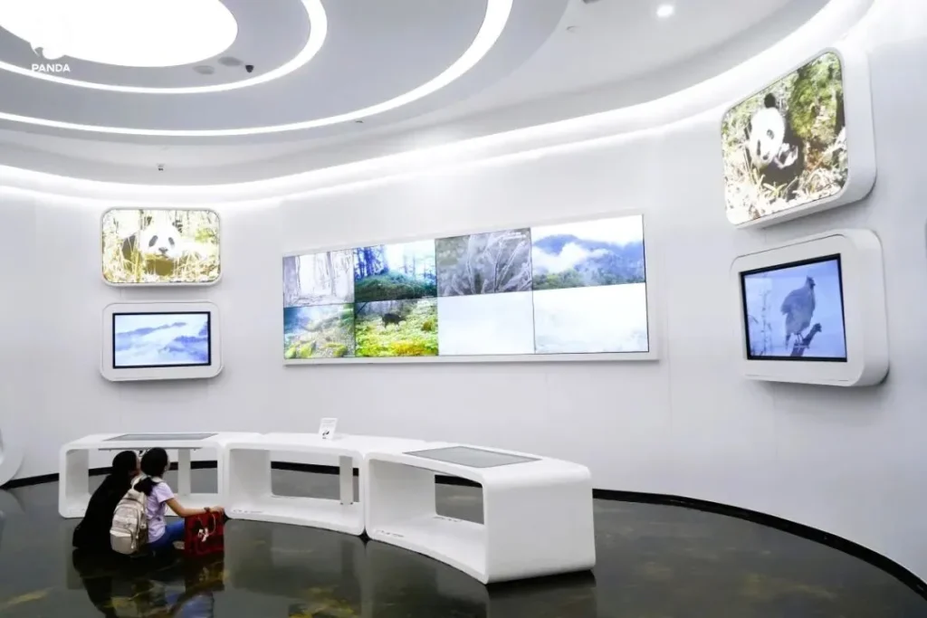 Interior view of Chengdu Giant Panda Museum
