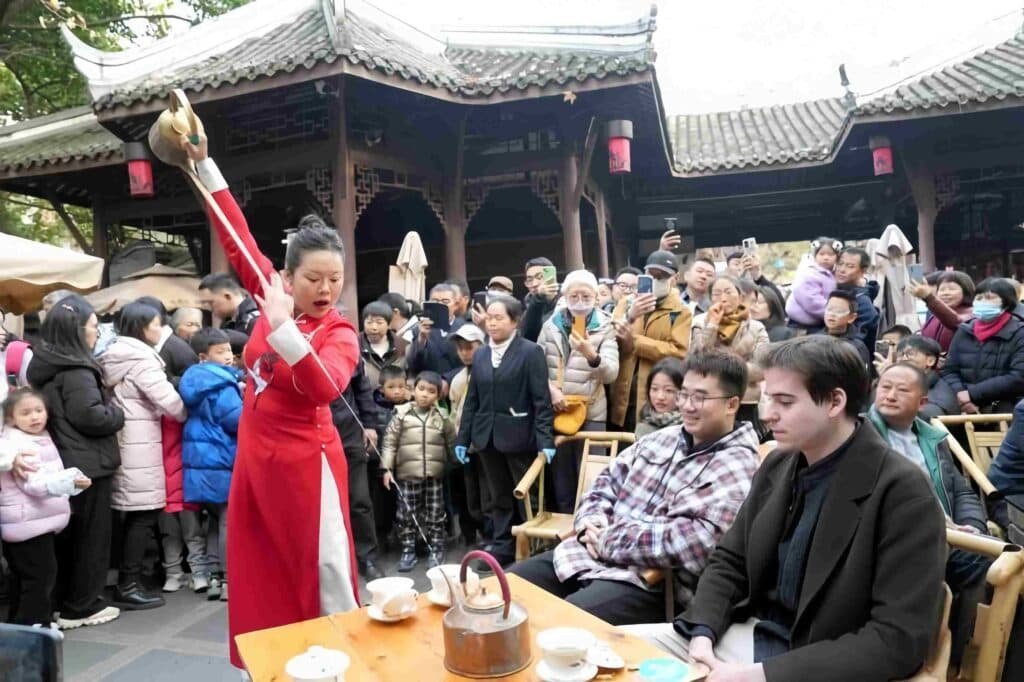 Chengdu Changzui Tea Art Performance
