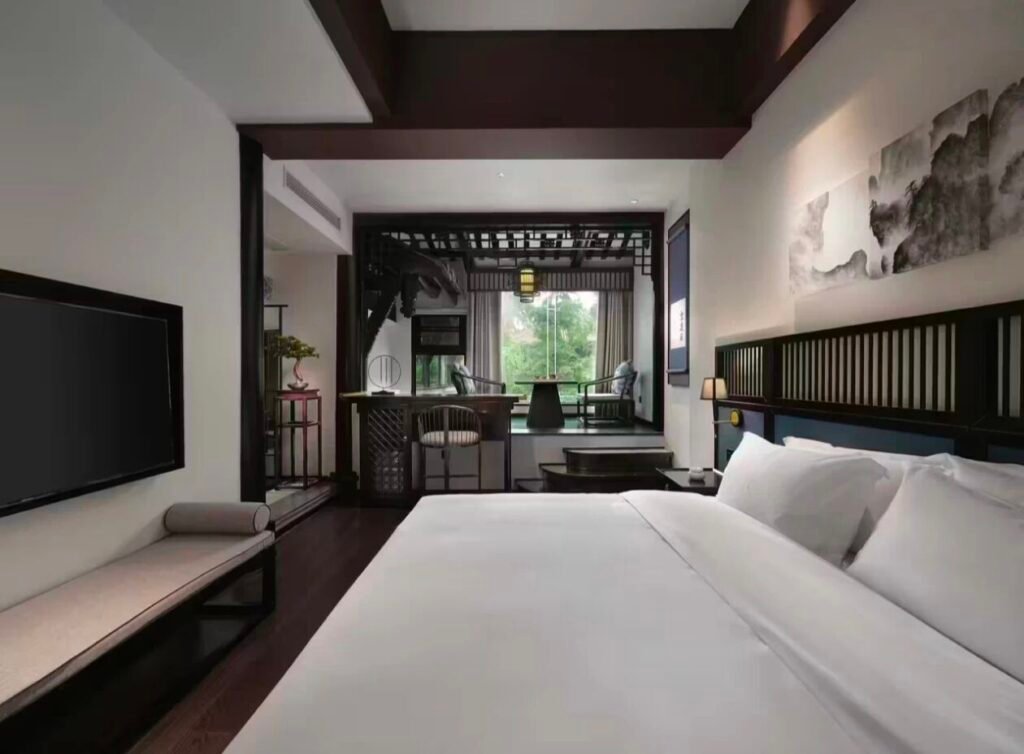 Chengdu Huajiantang Sansheng Residence Kongling Pavilion King Room