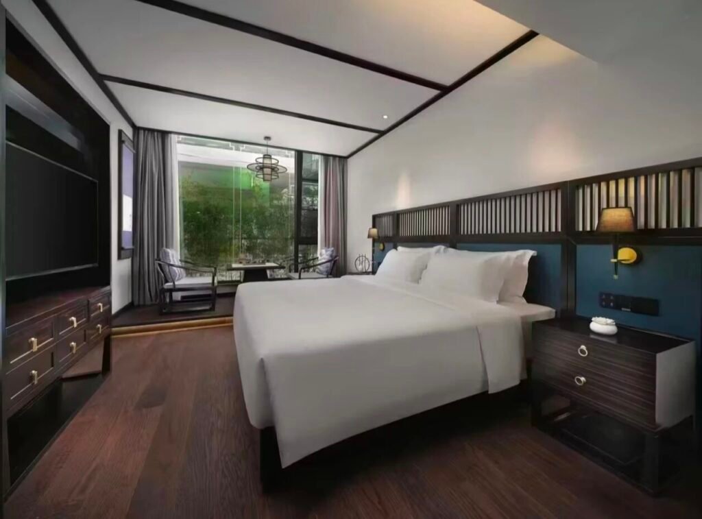 chengdu huajiantang sansheng residence xiuzhuju king room