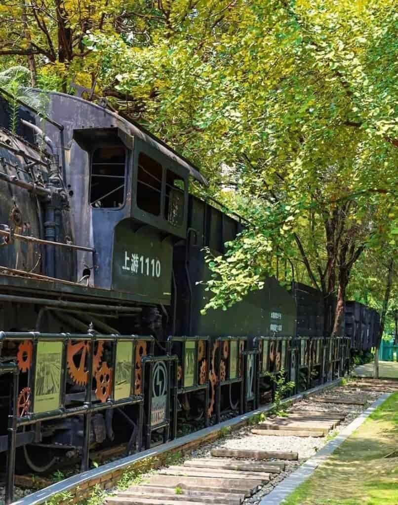 Chengdu Mashi Yanyun Park Steam Locomotive