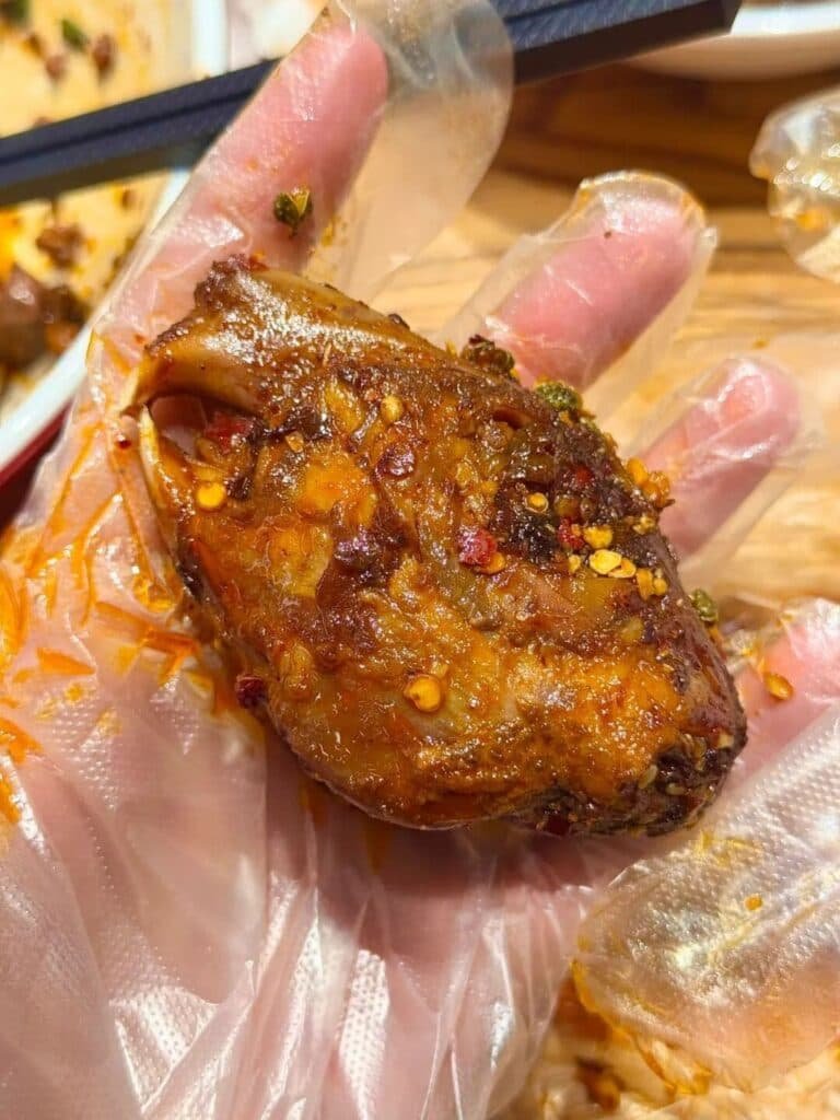 Chengdu Spicy Rabbit Head Food
