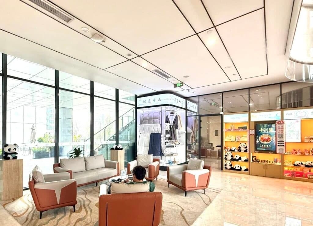 Rest area at Chengdu Mandao Hotel