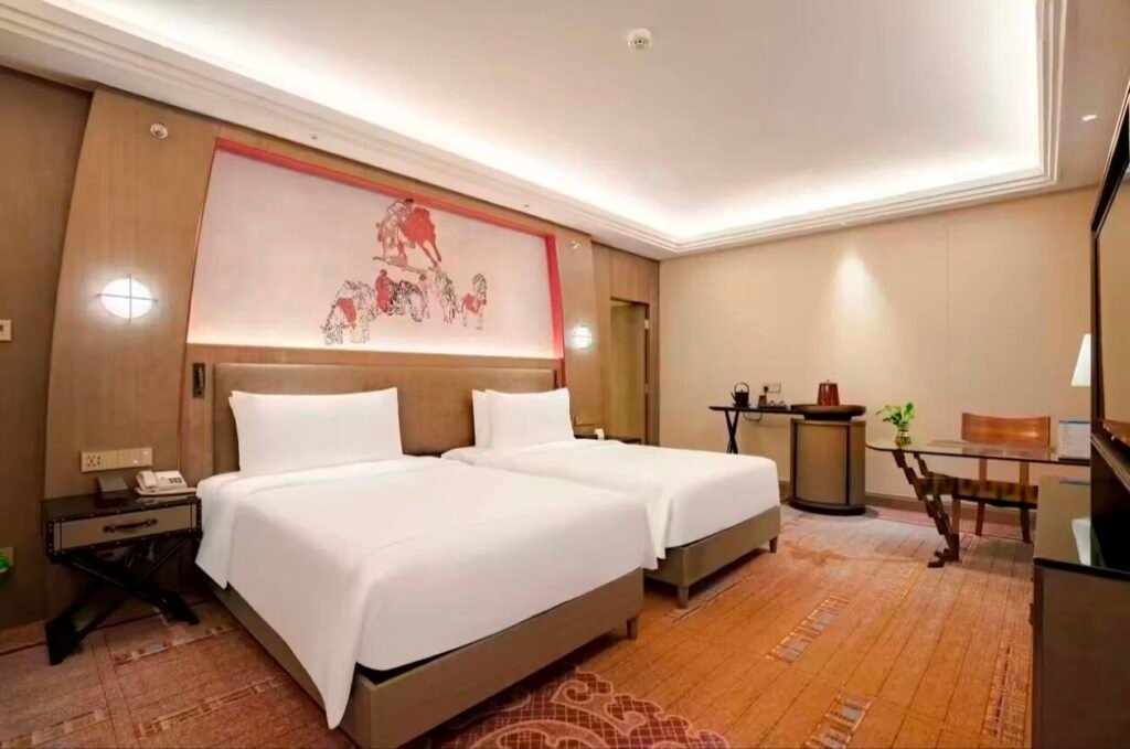 Tibetan style guest rooms at Chengdu Tibet Hotel