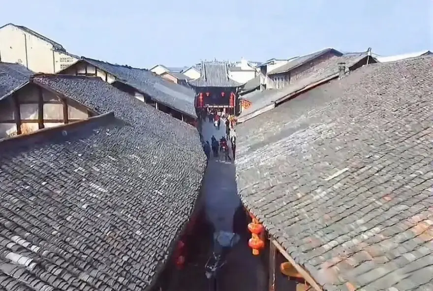 Ancient streets of Luocheng Ancient Town