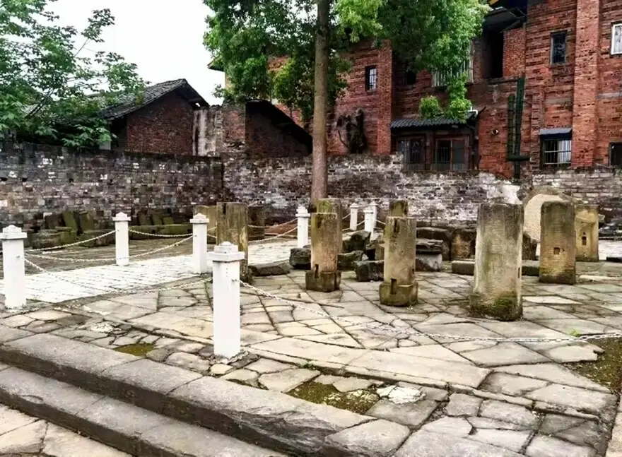 The dry dock of Luocheng Ancient Town