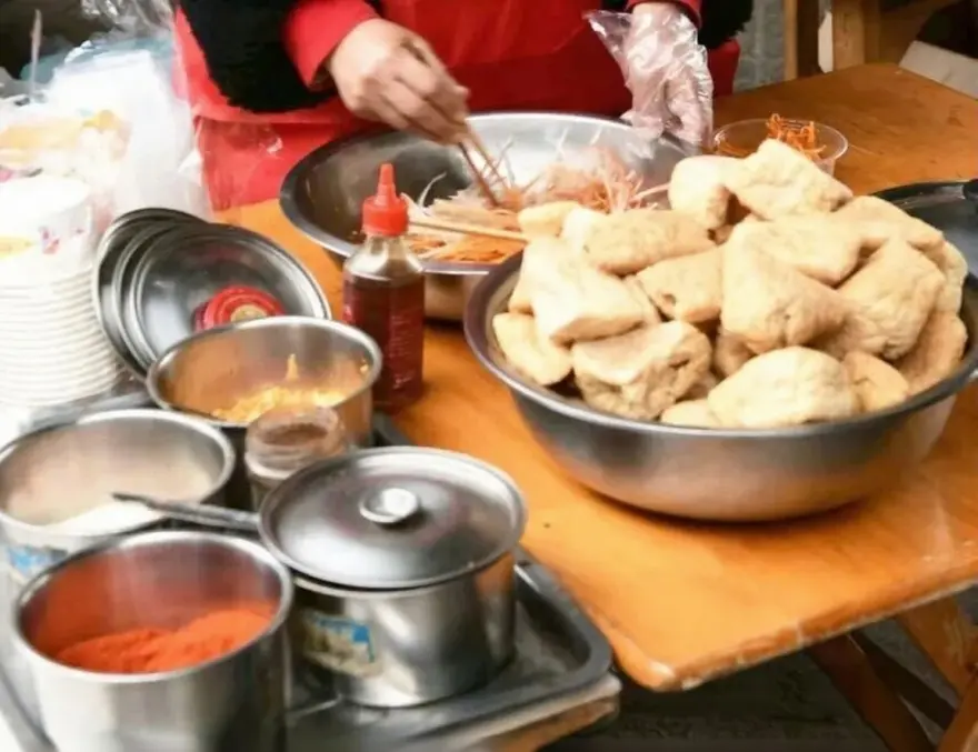 Tofu in Luocheng Ancient Town