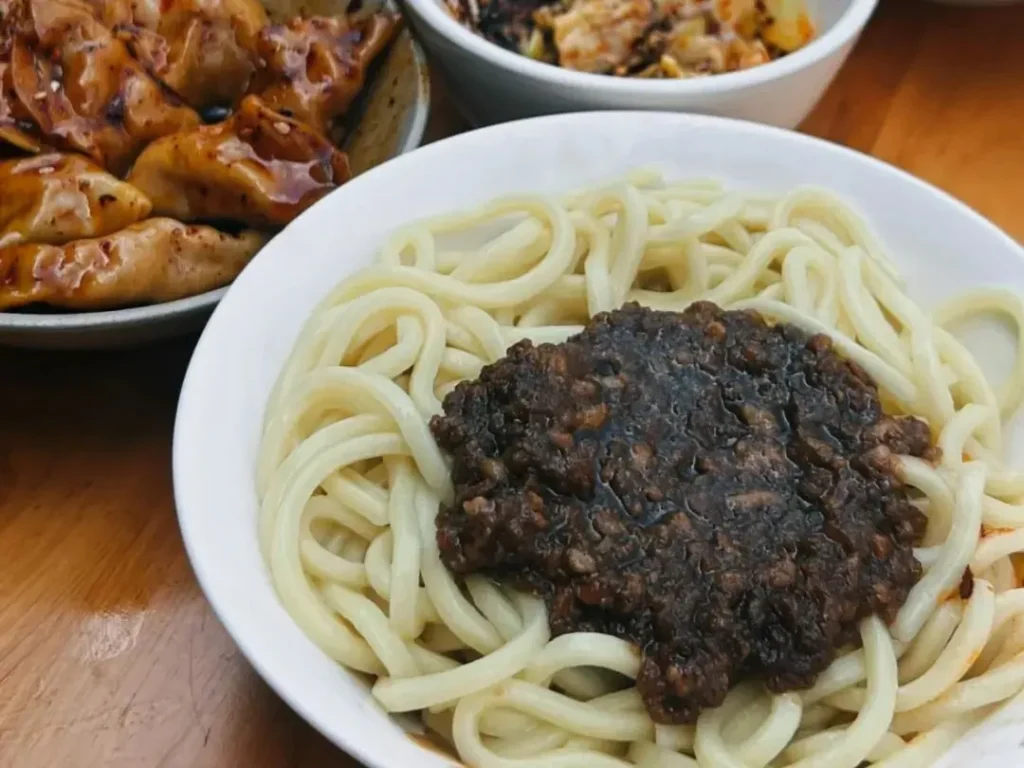 Vegetarian Zha Jiang Mian at Tiemen Zha Jiang Mian Restaurant