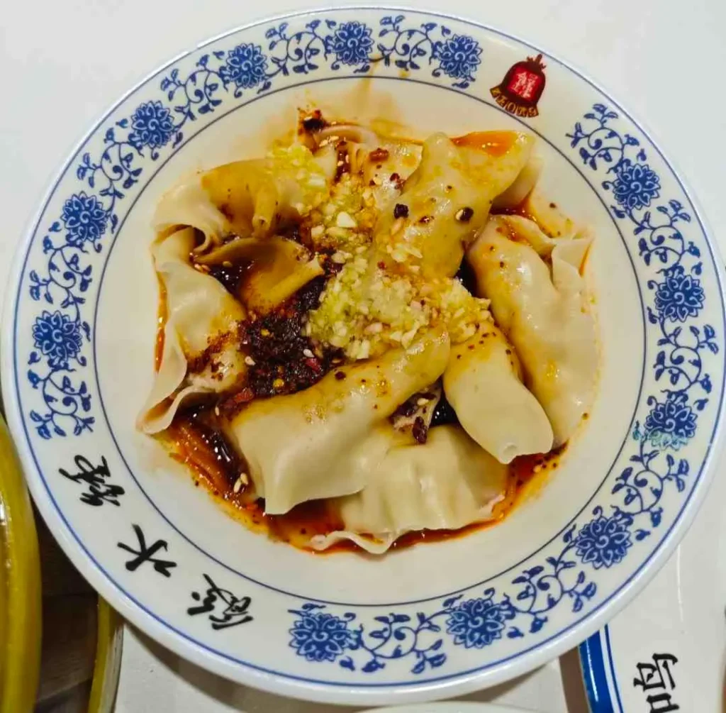 chengdu dumplings:Zhong Dumplings at Chengdu People‘s Park