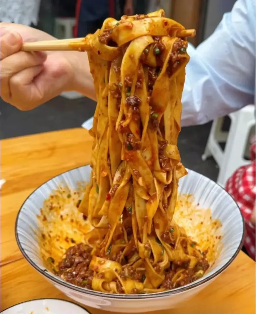 Chengdu Lanjie vegetarian pepper noodle noodles at Chengdu Lanjie Pepper Noodle Restaurant