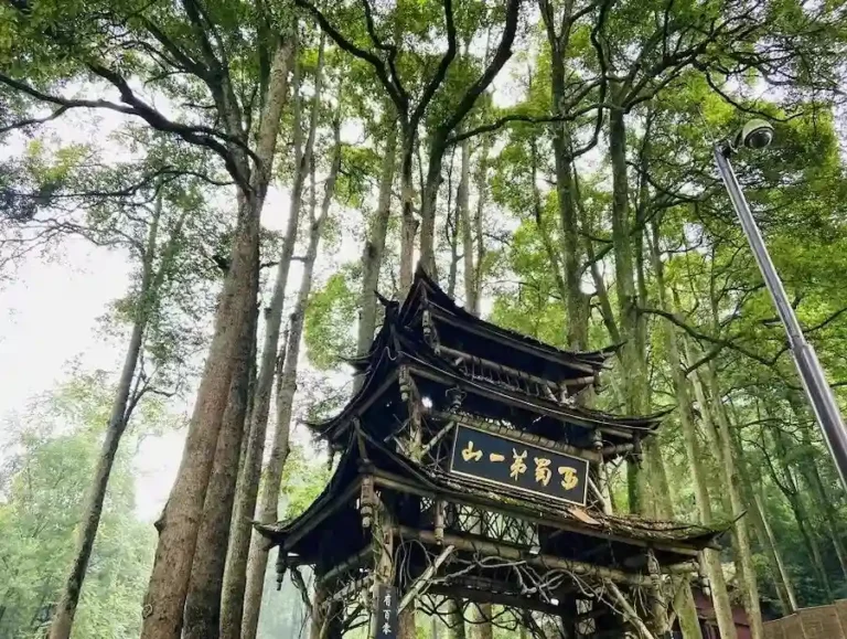 The front mountain of Qingcheng Mountain