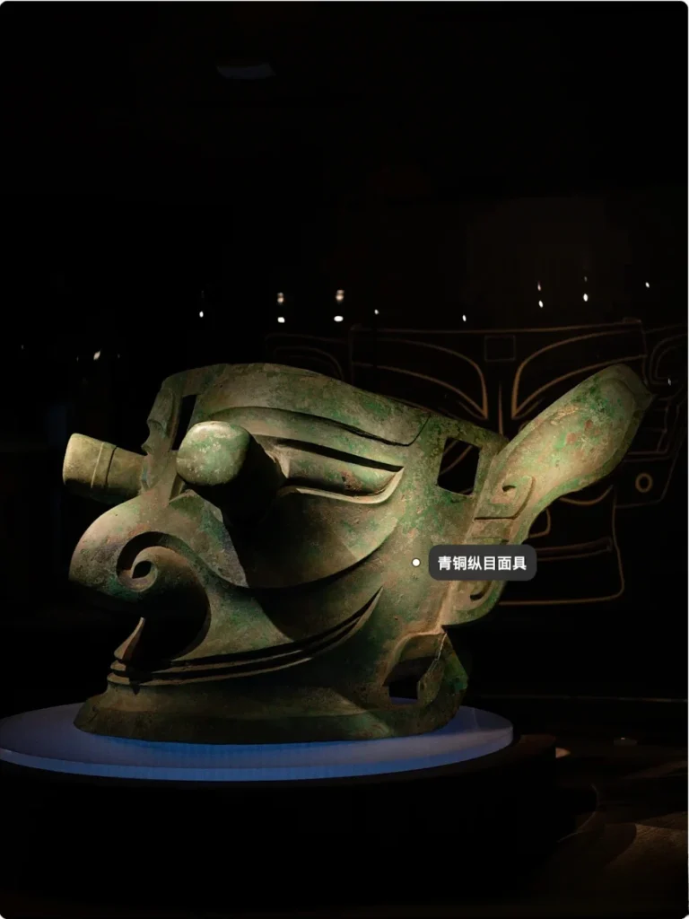 Sanxingdui’s bronze longitudinal eye mask
