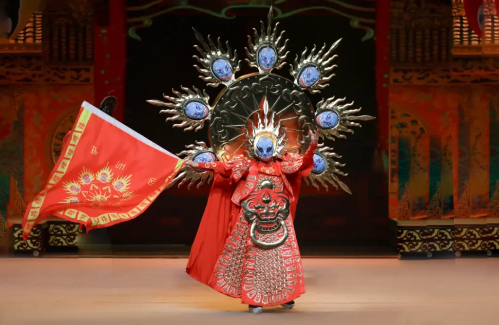 Sichuan opera chengdu at Yuelai Tea Garden